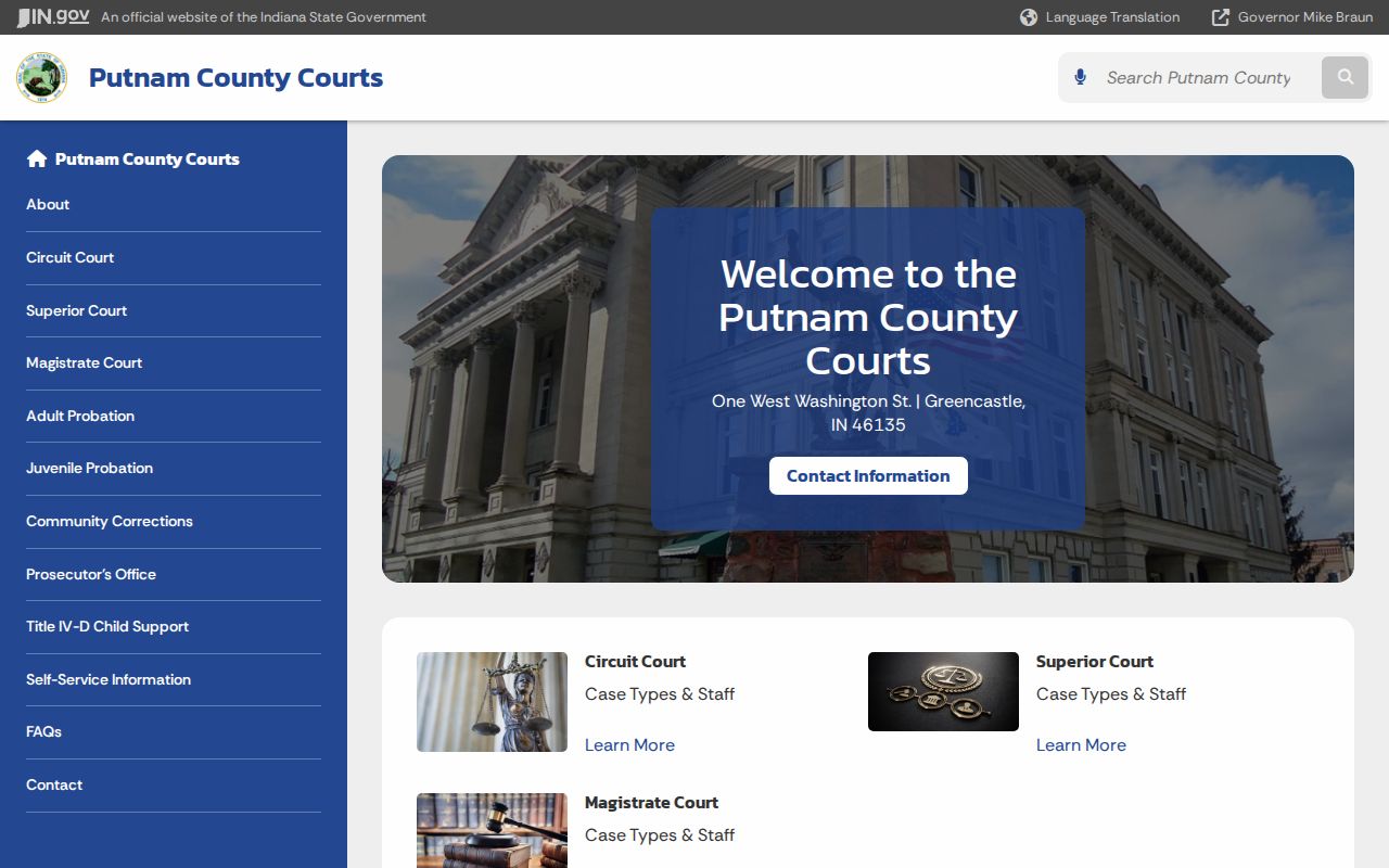 Putnam County court docket courts