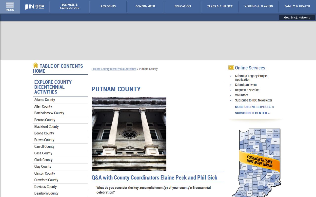 Historic Putnam County court docket courthouse
