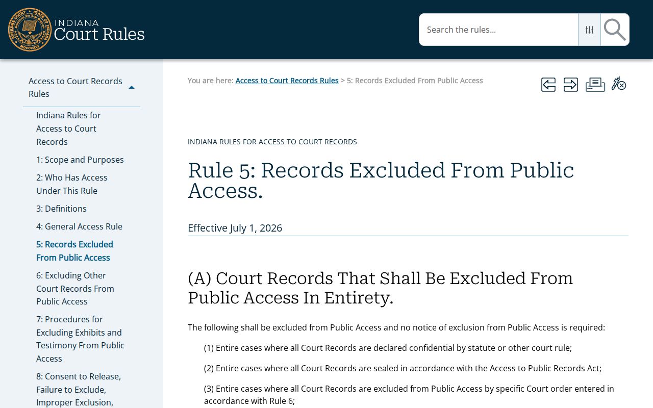 Restricted records rule for Fillmore court docket access